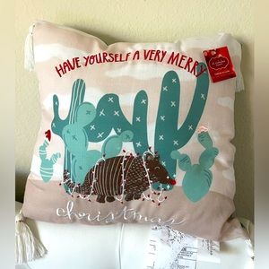 NWT ST NICHOLAS square throw pillow 16 X 16 “